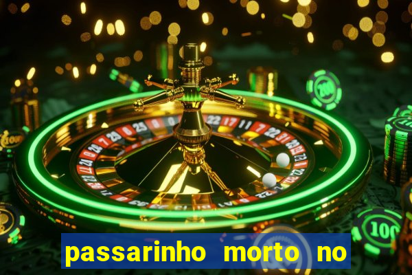 passarinho morto no quintal significado espiritual